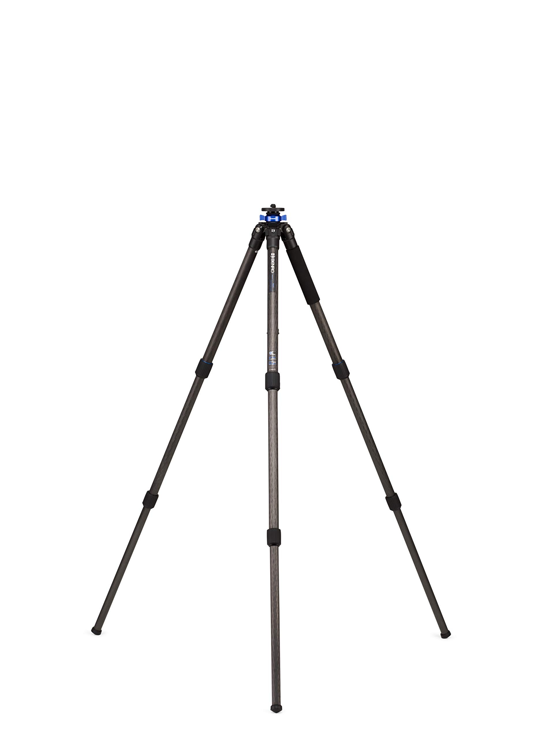 Benro Mach3 Carbon Fiber Tripod – Professional 3-Section Carbon Fiber Tripod with Twist Locks, Magnesium Castings, Interchangeable Feet & Carry Case for DSLR, Mirrorless & Video Cameras (TMA37C)