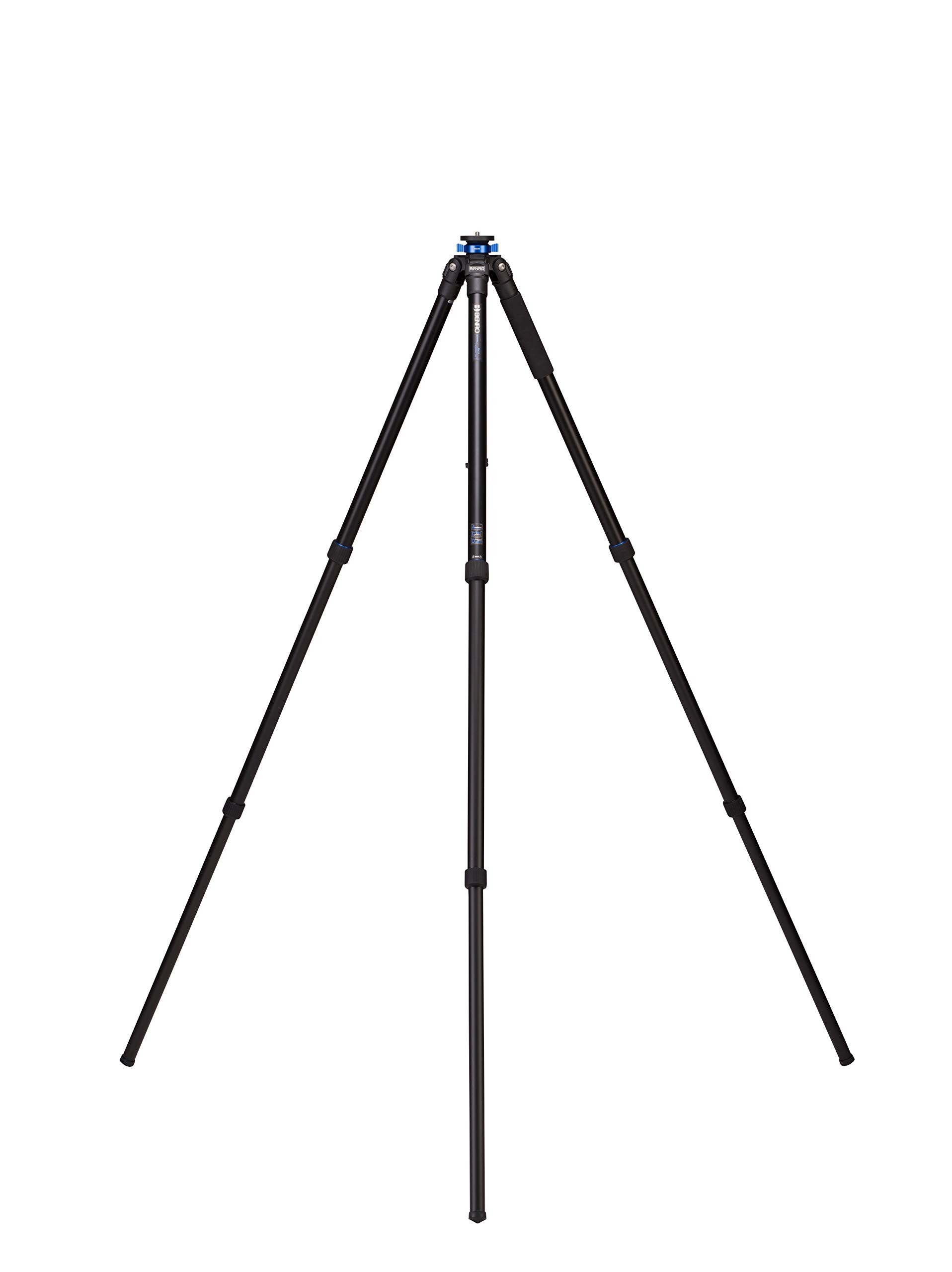 Benro Mach3 Long Carbon Fiber Tripod – Professional 3-Section Heavy-Duty Tripod with Twist Locks, Magnesium Castings, Interchangeable Feet & Carry Case for DSLR, Mirrorless & Video Cameras (TMA38CL)