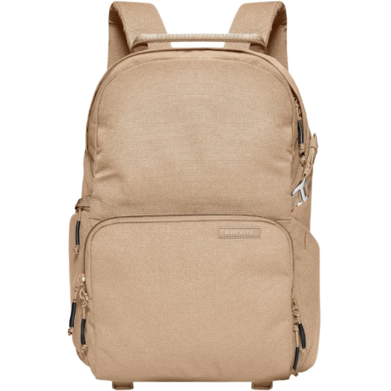 BREVITE Jumper Compact Camera Backpack 2026 Edition: A Minimalist & Travel-friendly Photography Backpack For DSLR Camera & Laptop w/Reinforced Straps & Stiffer Dividers (18L) (Desert Sand Color)