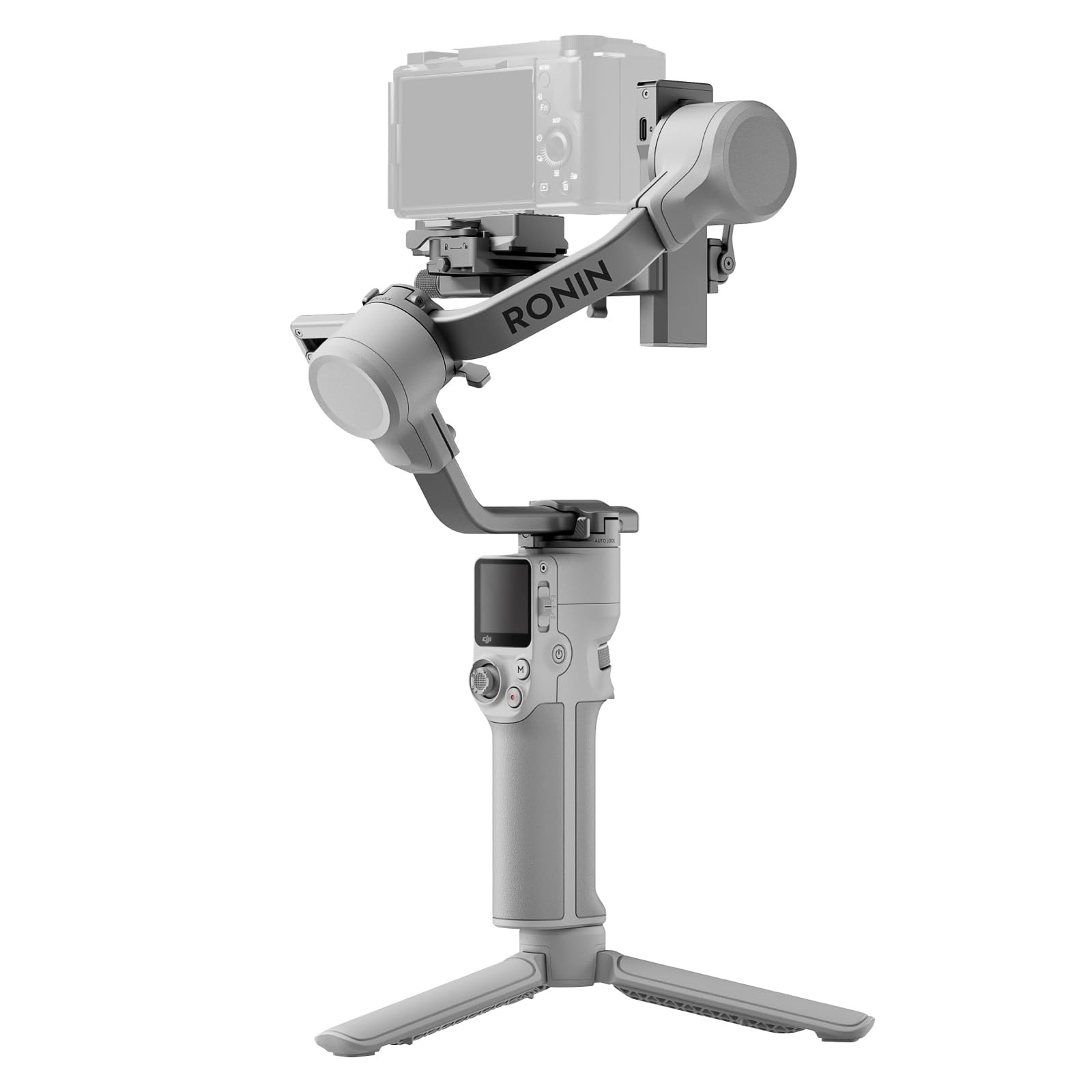 DJI RS 4 Mini, Gimbal Stabilizer for Cameras Canon/Sony/Panasonic/Nikon/Fujifilm, Auto Axis Locks, 2kg/4.4lbs Payload, Intelligent Tracking, Camera Gimbal, Camera Stabilizer, Native Vertical Shooting