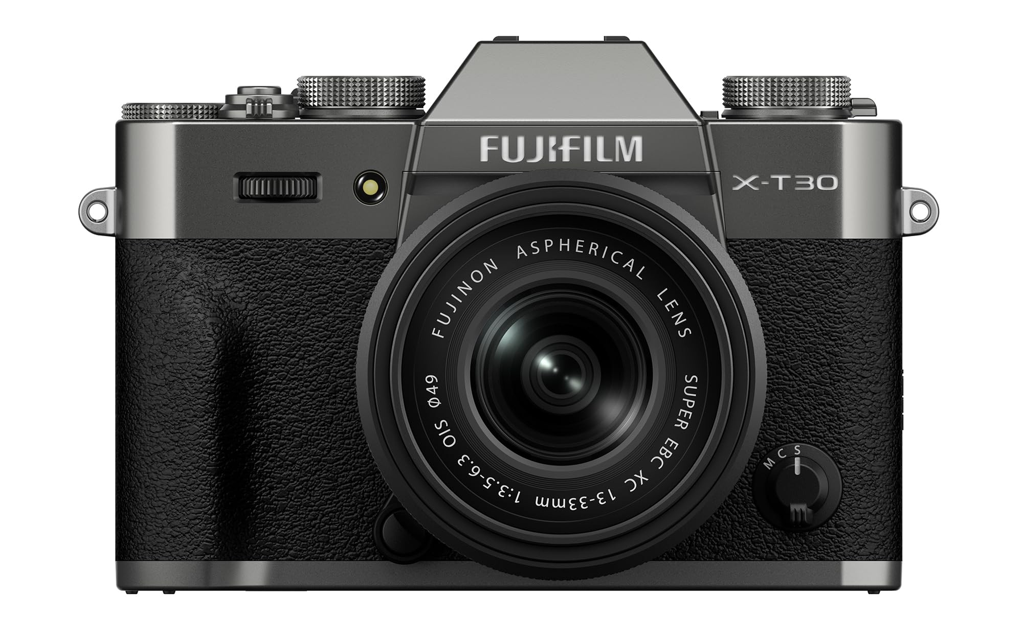 Fujifilm X-T30 III Mirrorless Camera Body, with XC13-33mm Lens Kit, Charcoal Silver