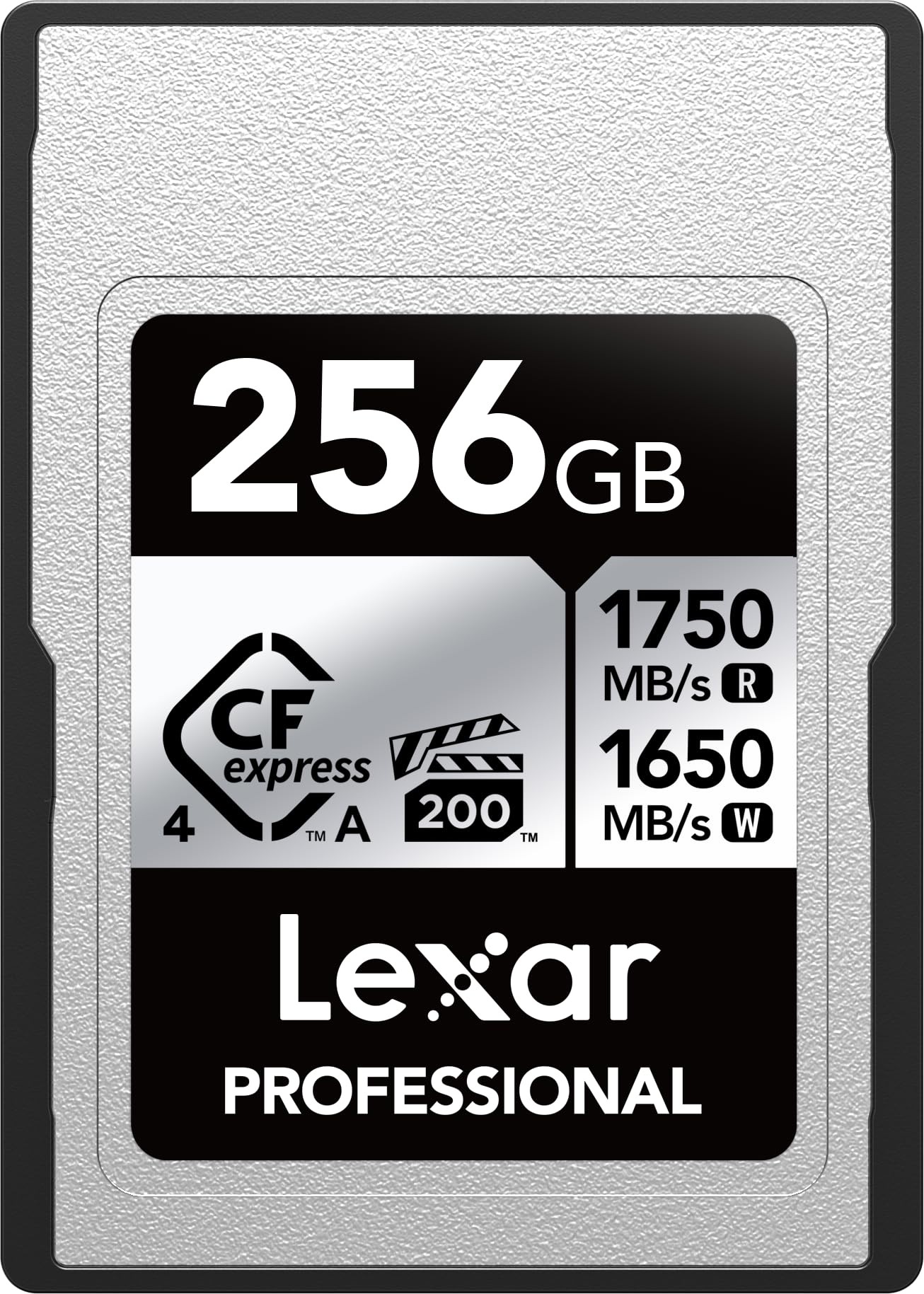 Lexar 256GB Professional CFexpress Type A Silver 4.0 Memory Card, for Photographers, Videographers, Up to max 1750/1650 MB/s, 8K Video (LCAEXS4256G-RNENU)