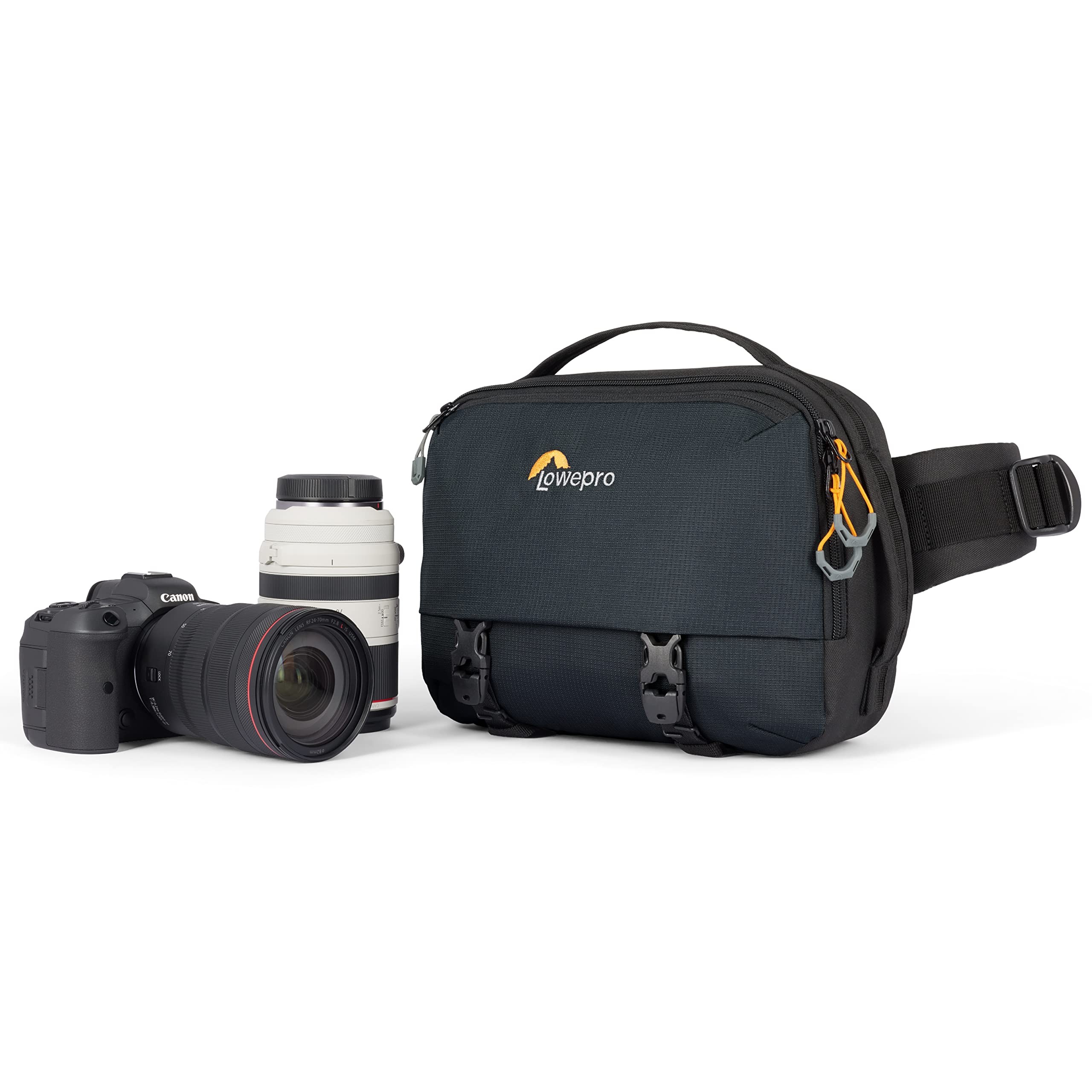 Lowepro Trekker Lite SLX 120, Compact Camera Backpack with Tablet Pocket, Camera Bag for Full Frame Mirrorless, Tripod Attachment, Water Bottle Holder, Black