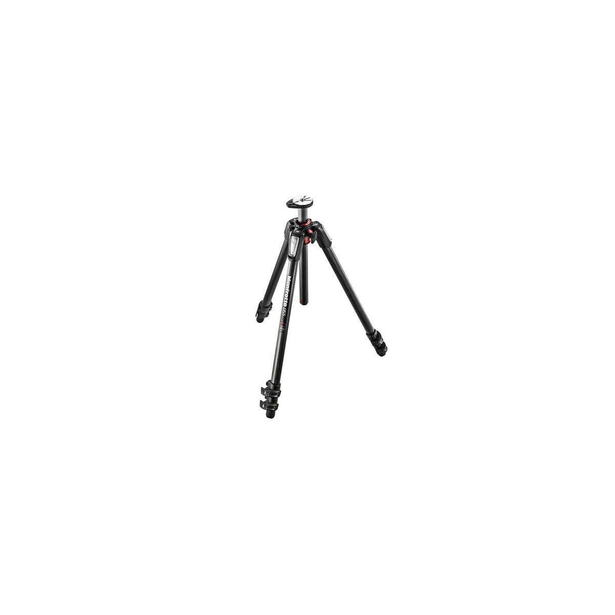 Manfrotto MT055CXPRO3 Carbon Fiber 3-Section Tripod with Horizontal Column,Black