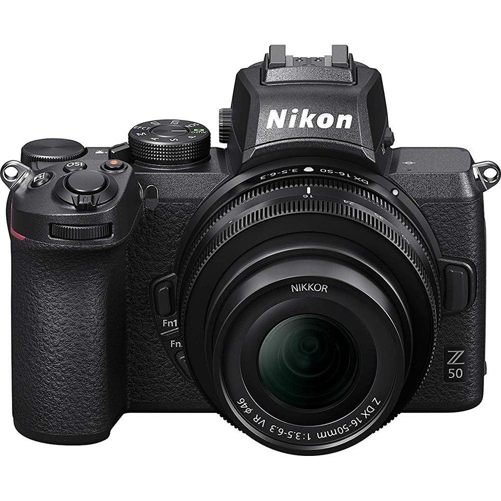 Nikon Z50 DX-Format Mirrorless Camera Body with NIKKOR Z DX 16-50mm f/3.5-6.3 VR Lens - 1633B
