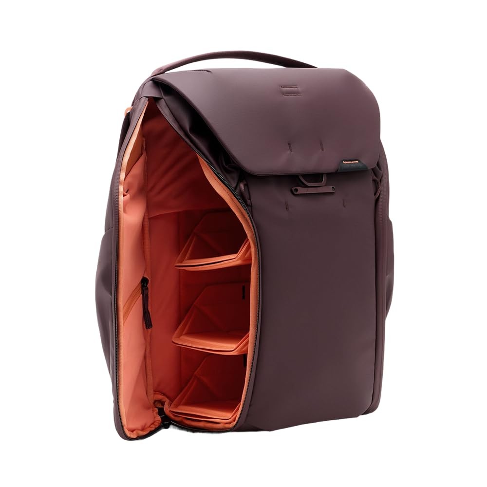 Peak Design Everyday Backpack 20L, Eclipse, MagLatch Top, Dual Side Access, FlexFold Dividers, Fits 15" Laptop, For Camera Carry, Daily Commutes or Travel, Versatile Backpack for Men and Women
