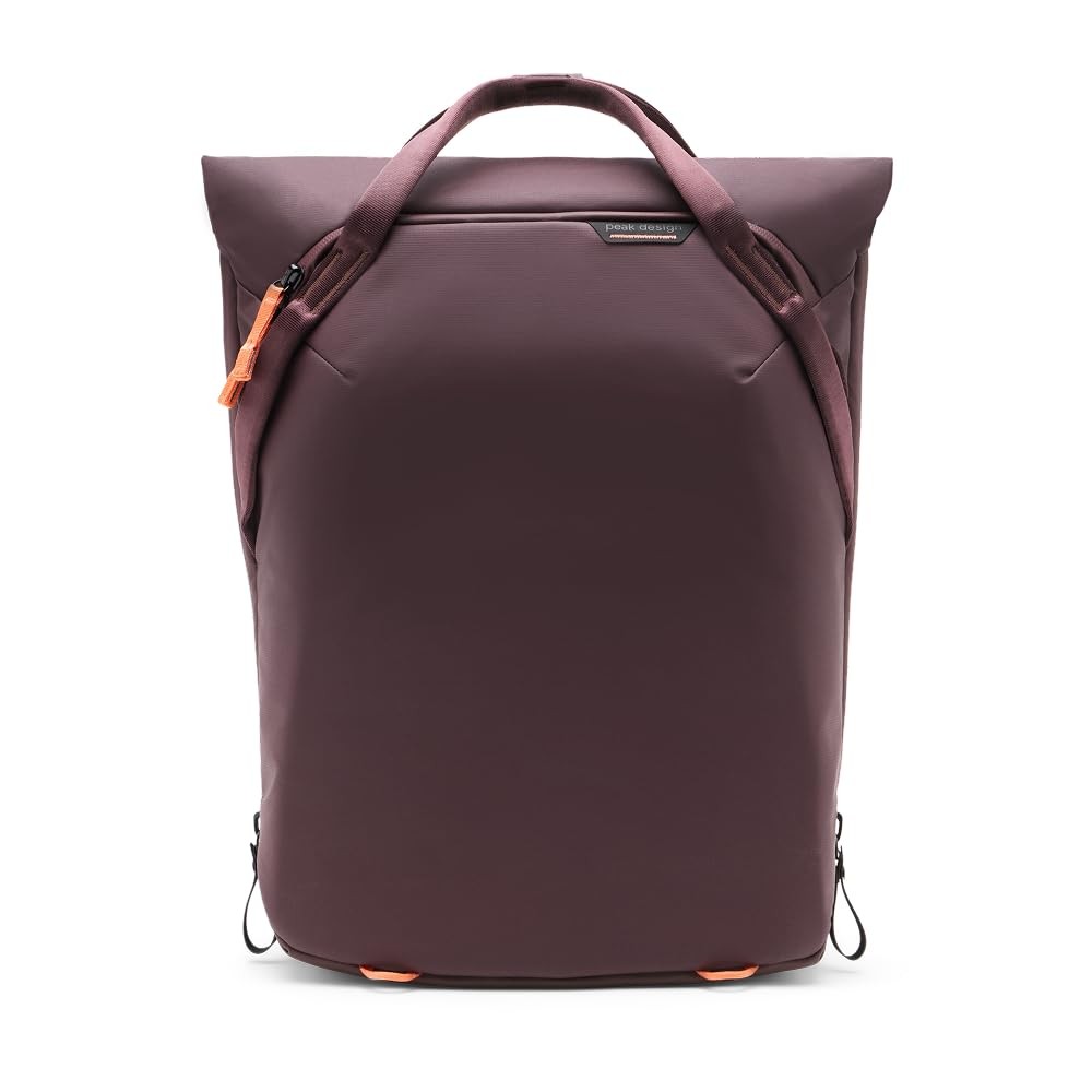 Peak Design Everyday Totepack 20L, Eclipse, Weatherproof Shell, Top and Side Access, FlexFold Dividers, Laptop Sleeve, Internal Pockets, Backpack or Hand Carry, Versatile Tote Bag for Women and Men