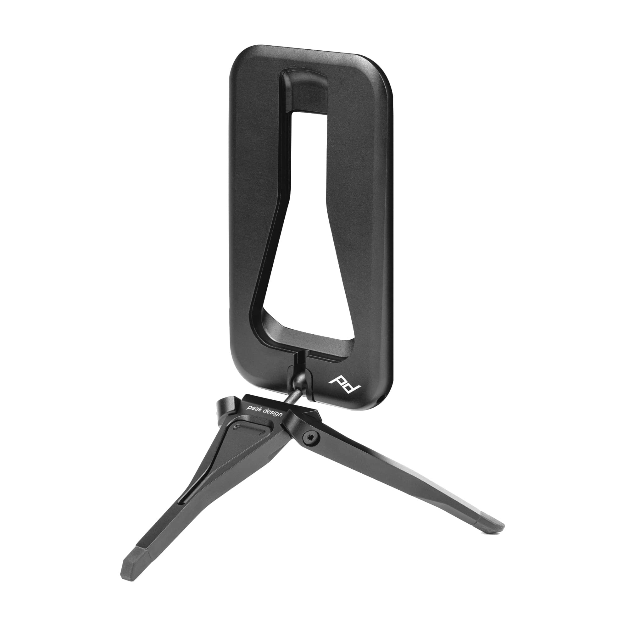 Peak Design Mobile Tripod, Black, Compact Design, Portable and Pocket Friendly, MagSafe Compatible, SlimLink Mounting, Use It as a 3-Legged Stand, Kickstand or Grip, Phone Tripod Stand