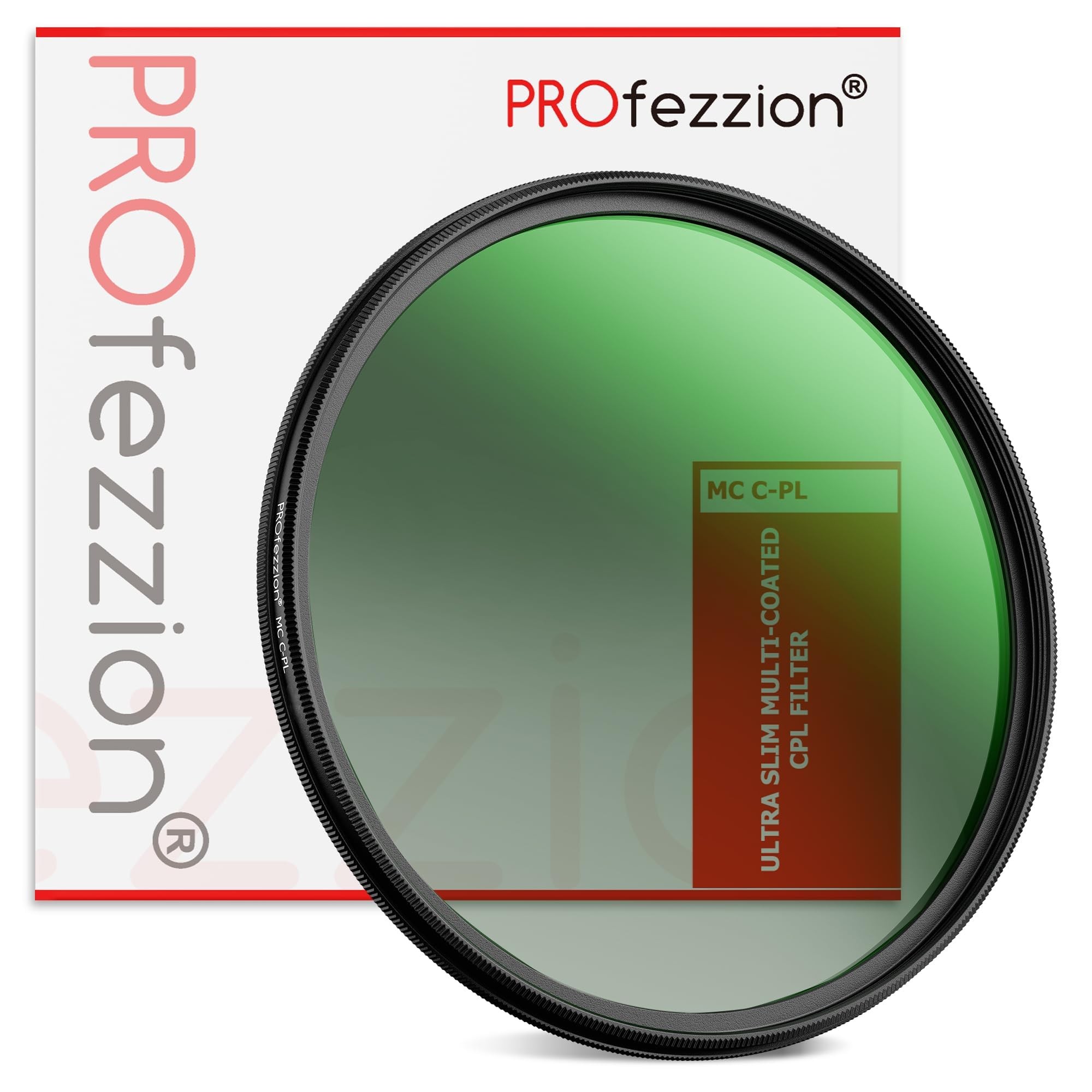 PROfezzion 77mm CPL Filter, Lens Polarizing Filter for Canon RF 24-105mm f/4 L is USM, RF 14-35mm f/4L is USM, Nikon Z 24-120mm f/4 S, Z 28-400mm f/4-8 VR, Sony FE 85mm f/1.4 GM II & More 77mm Lens
