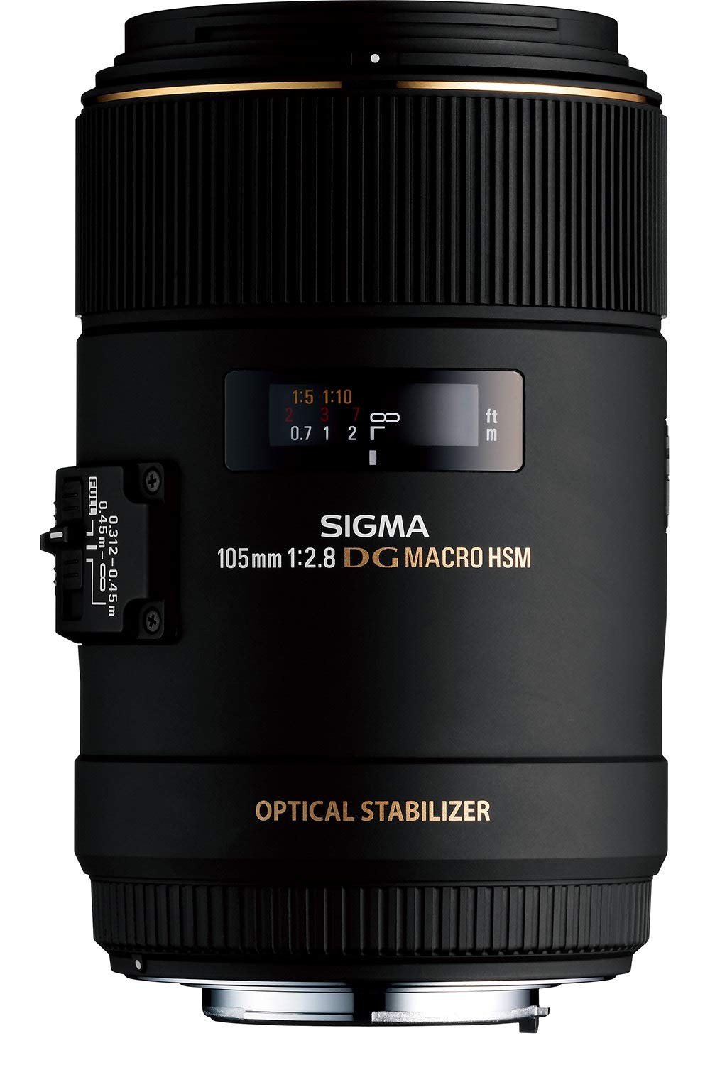 Sigma 258306 105mm F2.8 EX DG OS HSM Macro Lens for Nikon DSLR Camera