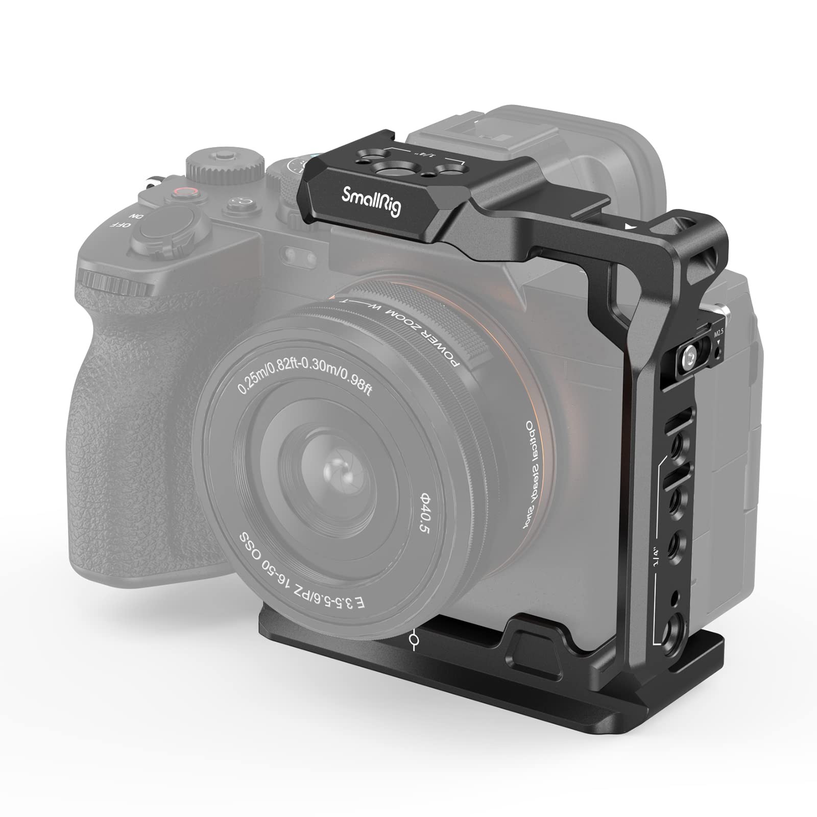 SMALLRIG Camera Half Cage for Sony Alpha 7 V/Alpha 7R V/Alpha 7 IV/Alpha 7S III/Alpha 1 / Alpha 7R IV - 3639