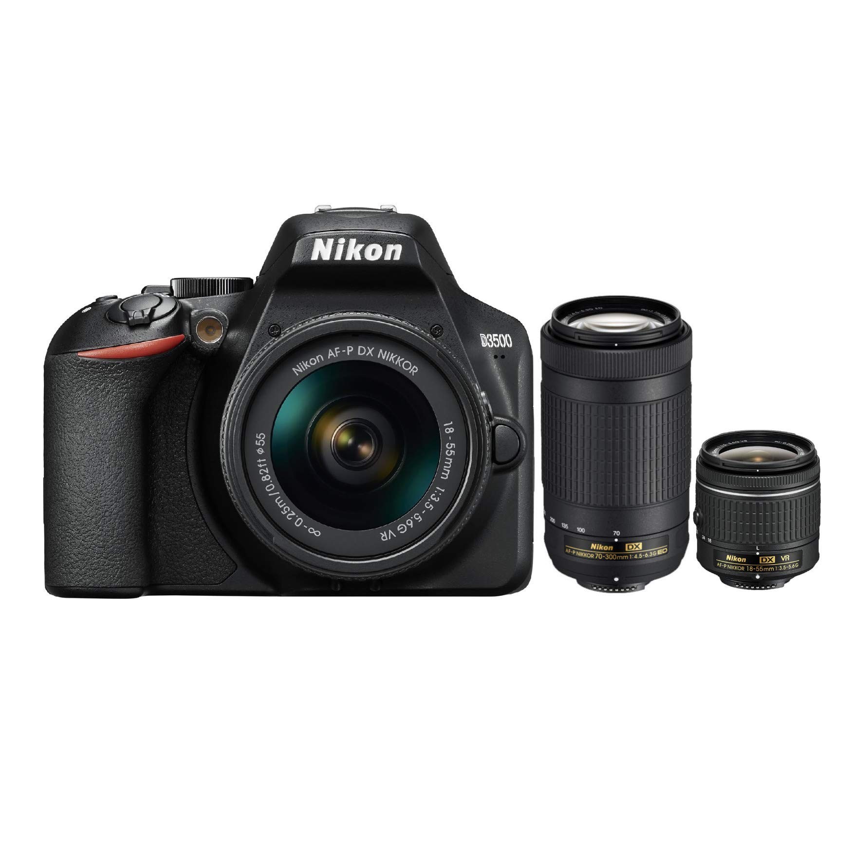 Used Nikon D3500 DSLR with 18-55mm Lens, Black